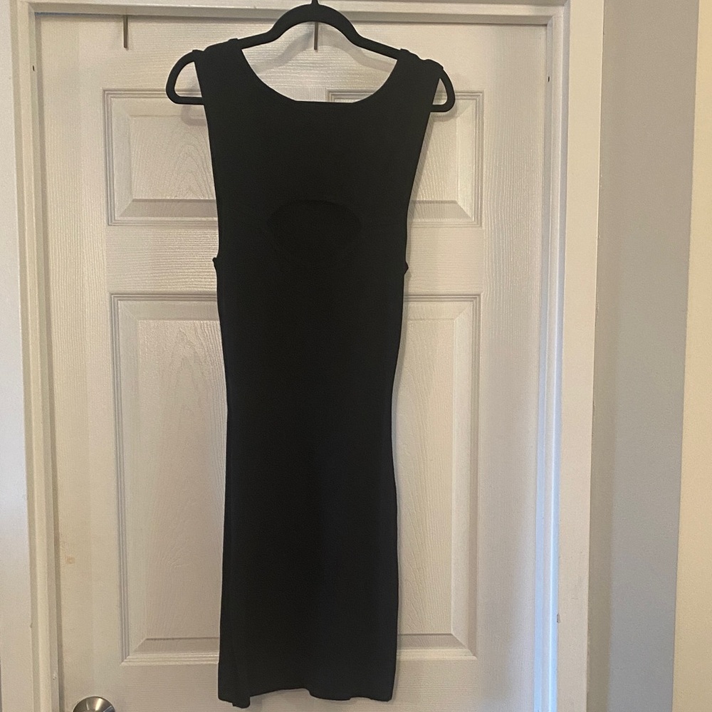 Signature Elegant Black Backless Dress